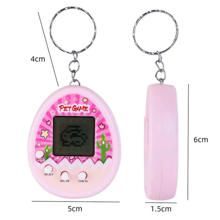 Electronic Pet Game Toy Feed Genie Nostalgic Virtual Cyber Digital Game Keychain Toy For Kids