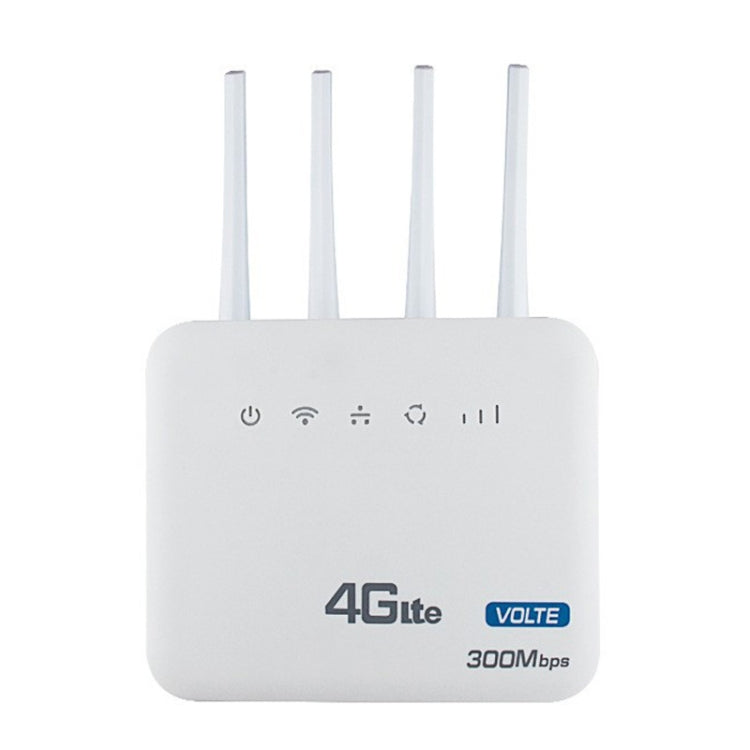 4G WiFi6 VOLTE CPE Wireless SIM Card Router With RJ45+RJ11, US Plug