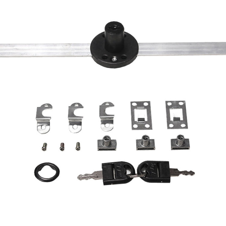 Home Office Desk Drawer Triple Connect File Cabinet Lock