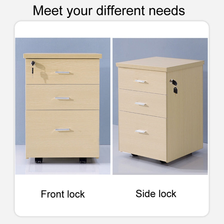 Home Office Desk Drawer Triple Connect File Cabinet Lock