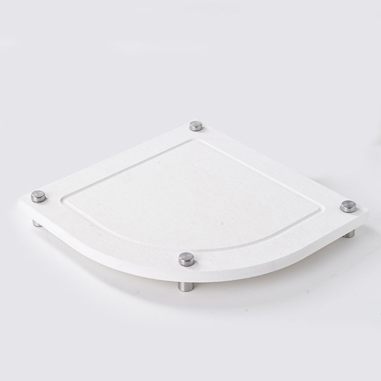 Bathroom Countertop Drying Mat Diatomite Water-Absorbent Quick-Drying Coaster Fan Shaped Drainage Mat