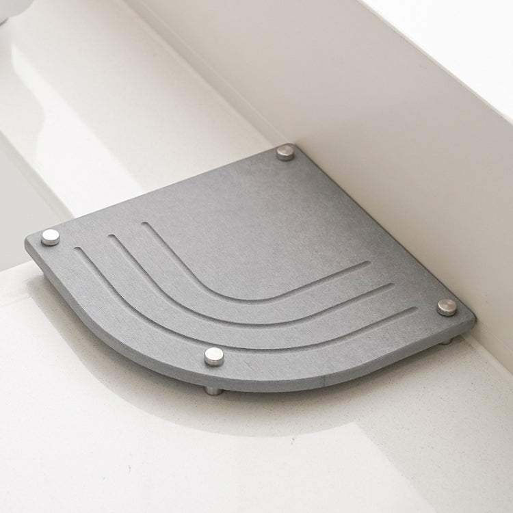 Bathroom Countertop Drying Mat Diatomite Water-Absorbent Quick-Drying Coaster Fan Shaped Drainage Mat