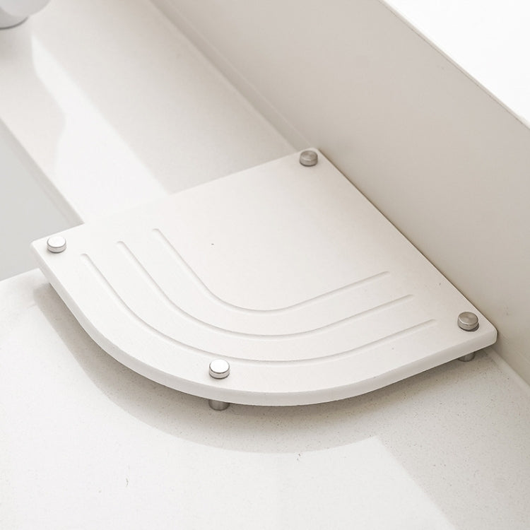 Bathroom Countertop Drying Mat Diatomite Water-Absorbent Quick-Drying Coaster Fan Shaped Drainage Mat