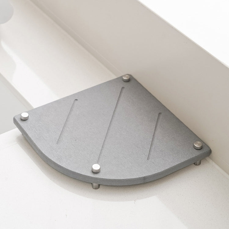 Bathroom Countertop Drying Mat Diatomite Water-Absorbent Quick-Drying Coaster Fan Shaped Drainage Mat