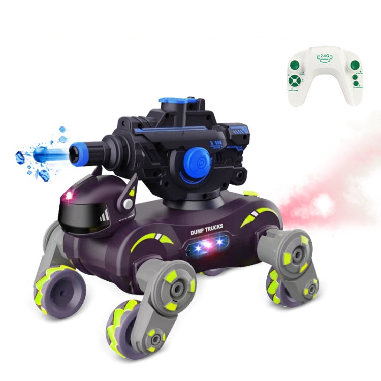 Eight Wheel Stunt Robot Dog Smart Gesture Sensor RC Kids Toy Car With Lights Music Spray Car