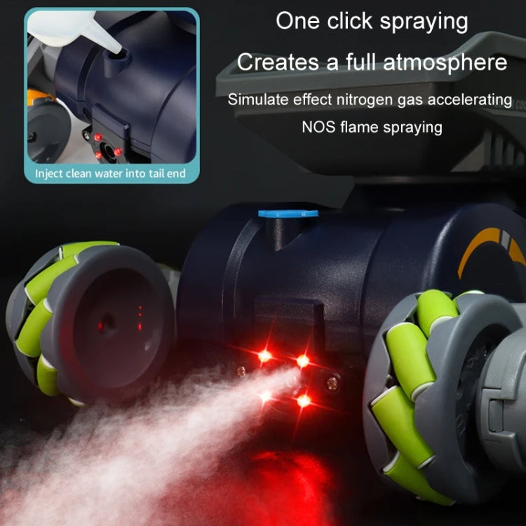 Eight Wheel Stunt Robot Dog Smart Gesture Sensor RC Kids Toy Car With Lights Music Spray Car