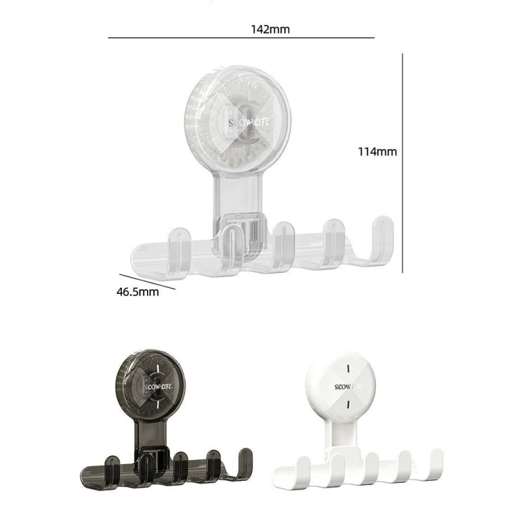 Multifunctional Household Suction Cup Hook Storage Rack Traceless Adhesive Hook