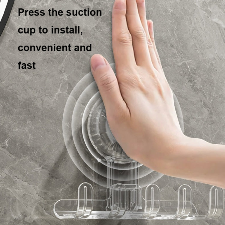 Multifunctional Household Suction Cup Hook Storage Rack Traceless Adhesive Hook