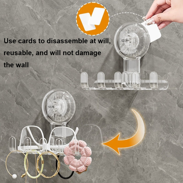Multifunctional Household Suction Cup Hook Storage Rack Traceless Adhesive Hook
