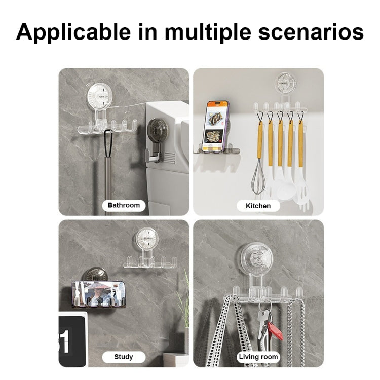 Multifunctional Household Suction Cup Hook Storage Rack Traceless Adhesive Hook