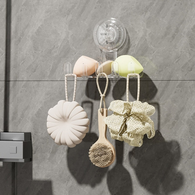 Multifunctional Household Suction Cup Hook Storage Rack Traceless Adhesive Hook