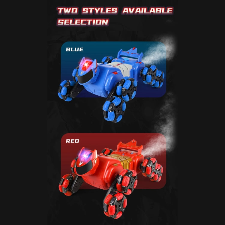 2.4G Kids Remote Control Toy Car Stunt Robot Dog Gesture Sensor Lights Music Spray Climbing Car