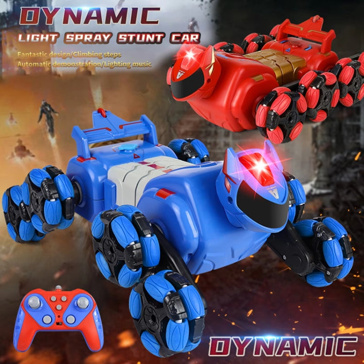 2.4G Kids Remote Control Toy Car Stunt Robot Dog Gesture Sensor Lights Music Spray Climbing Car