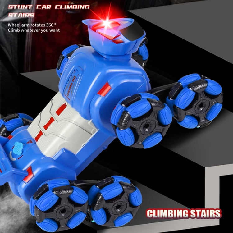 2.4G Kids Remote Control Toy Car Stunt Robot Dog Gesture Sensor Lights Music Spray Climbing Car