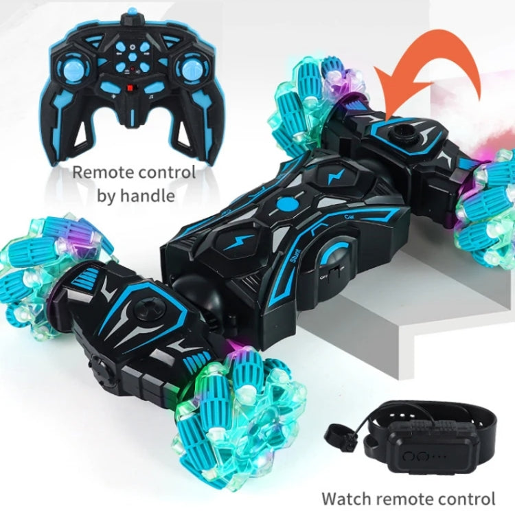 2.4G Spray RC Car Gesture Sensor Music Lights Twist Stunt Drift Car Double Side Driving Buggy Toy