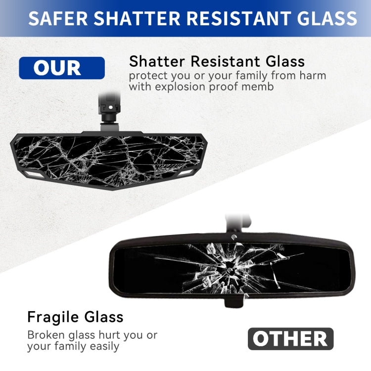 FLYQUICK UTV/ATV Universal 1.75-2 inch Rearview Mirror