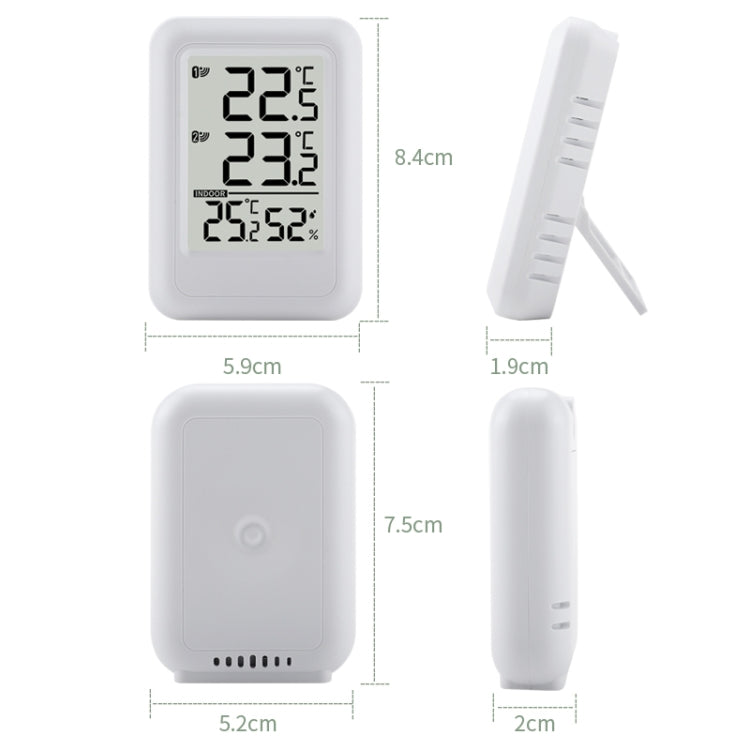 TS-FT0402 2-In-1 Home Wireless Digital Thermometer Wall-Mounted Greenhouse Thermometer