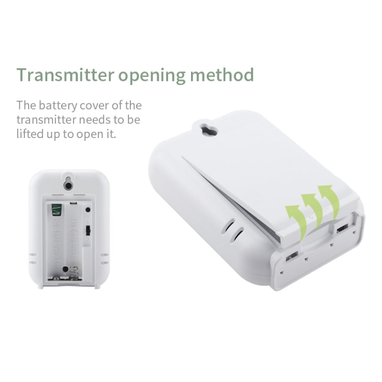 TS-FT0402 2-In-1 Home Wireless Digital Thermometer Wall-Mounted Greenhouse Thermometer