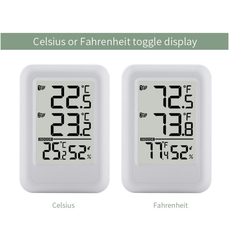 TS-FT0402 2-In-1 Home Wireless Digital Thermometer Wall-Mounted Greenhouse Thermometer