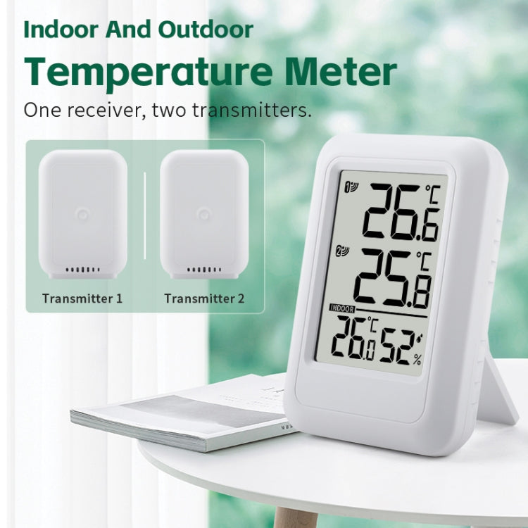 TS-FT0402 2-In-1 Home Wireless Digital Thermometer Wall-Mounted Greenhouse Thermometer