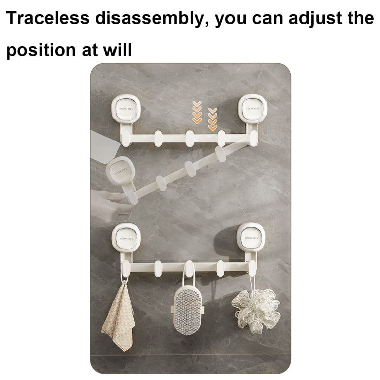 Multifunctional Suction Cup Hook Punch-free Traceless Adhesive Hook Storage Rack