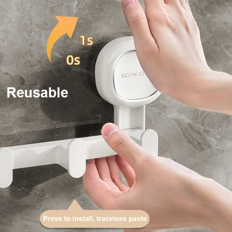 Multifunctional Suction Cup Hook Punch-free Traceless Adhesive Hook Storage Rack