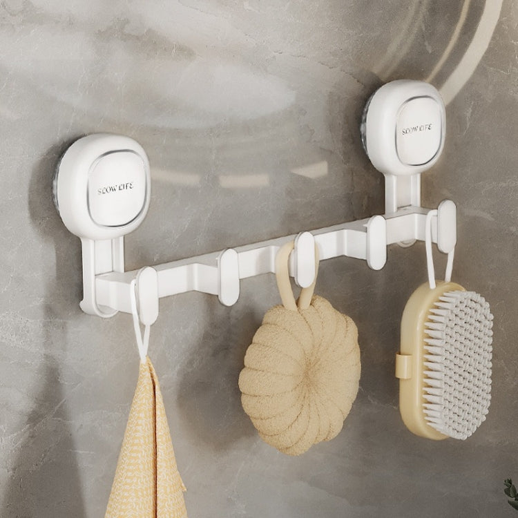 Multifunctional Suction Cup Hook Punch-free Traceless Adhesive Hook Storage Rack