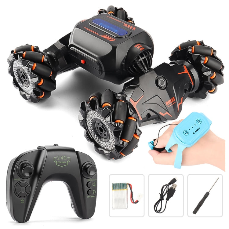 Children RC Car Toy Lights Electric Gesture Sensor Remote Control Twisting Stunt Car
