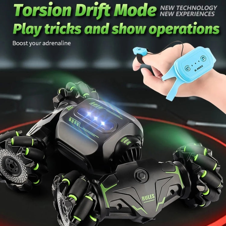 Children RC Car Toy Lights Electric Gesture Sensor Remote Control Twisting Stunt Car