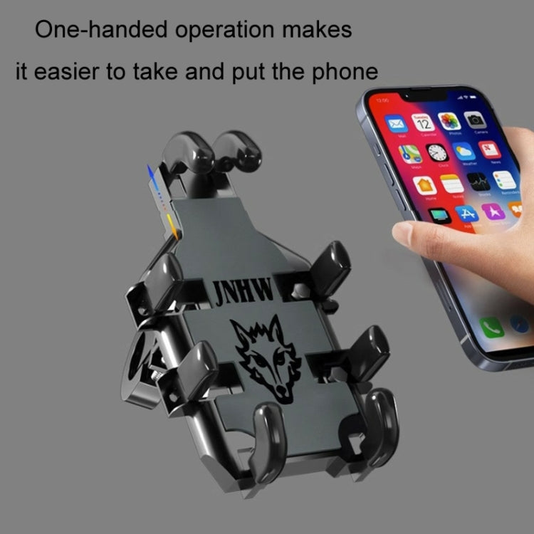 JNHW Motorcycle Bicycle Eight Claw Mobile Phone Navigation Shockproof Bracket