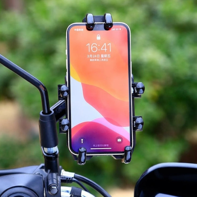 JNHW Motorcycle Bicycle Eight Claw Mobile Phone Navigation Shockproof Bracket