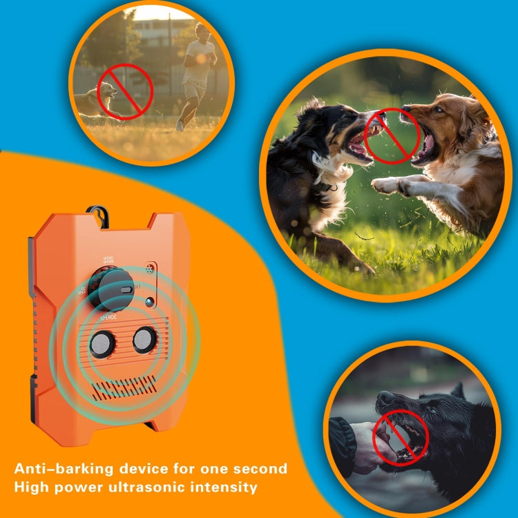 Ultrasonic Bark Stopper Anti-barking Dog Training Device With 3 Modes