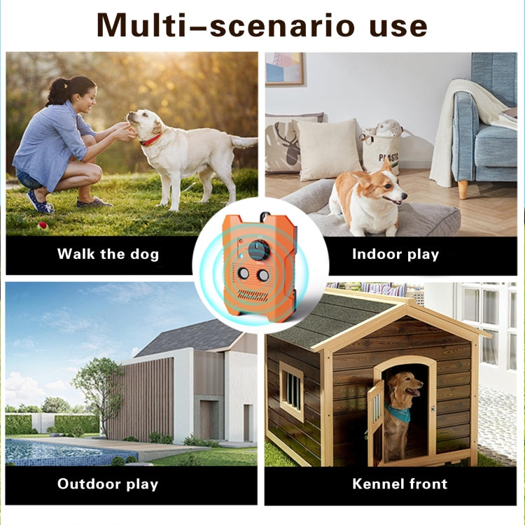 Ultrasonic Bark Stopper Anti-barking Dog Training Device With 3 Modes