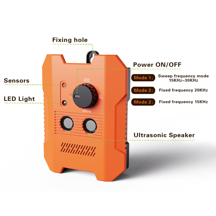 Ultrasonic Bark Stopper Anti-barking Dog Training Device With 3 Modes