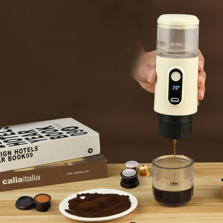 Wireless Portable Coffee Machine Compatible With Ground Coffee & NS Capsule