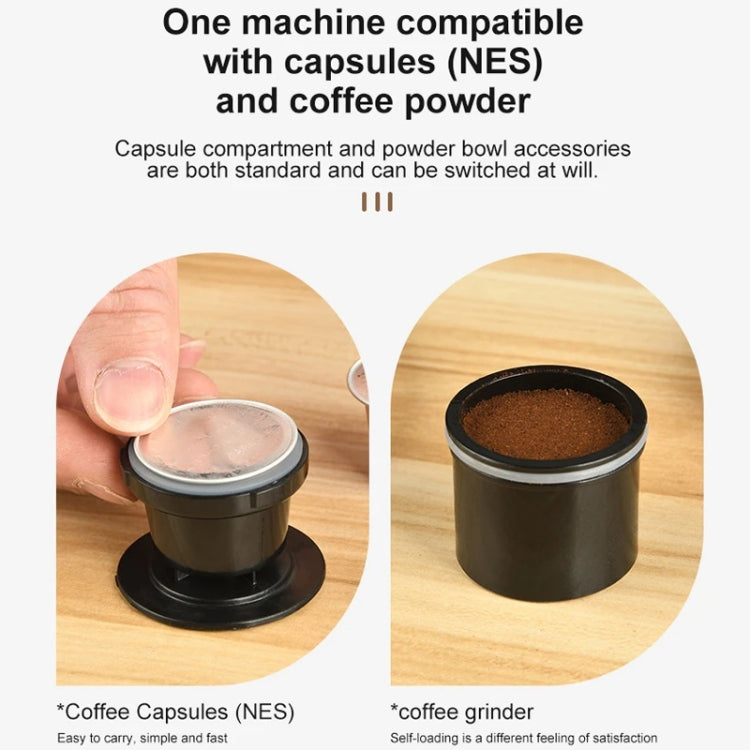 Wireless Portable Coffee Machine Compatible With Ground Coffee & NS Capsule