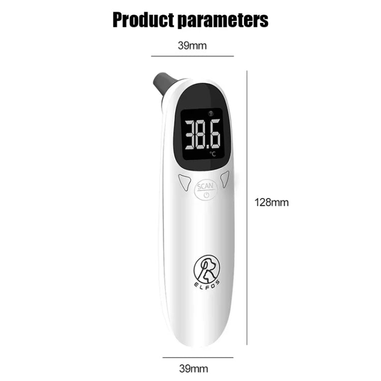 ELOFS EF-07 Pet Dog Cat Ear Digital Thermometer Accurate Infrared Measuring Animal Thermometer