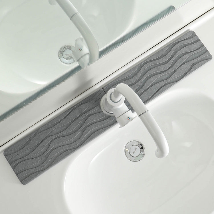 Diatomite Kitchen Water-Absorbent Drying Mat Bathroom Vanity Faucet Countertop Drainage Mat