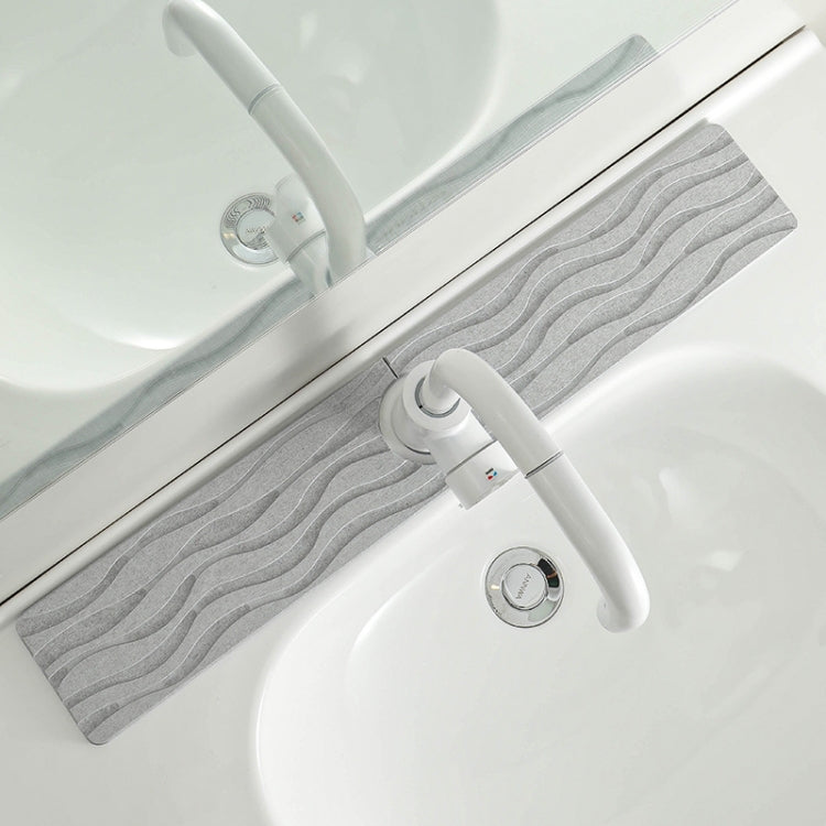 Diatomite Kitchen Water-Absorbent Drying Mat Bathroom Vanity Faucet Countertop Drainage Mat