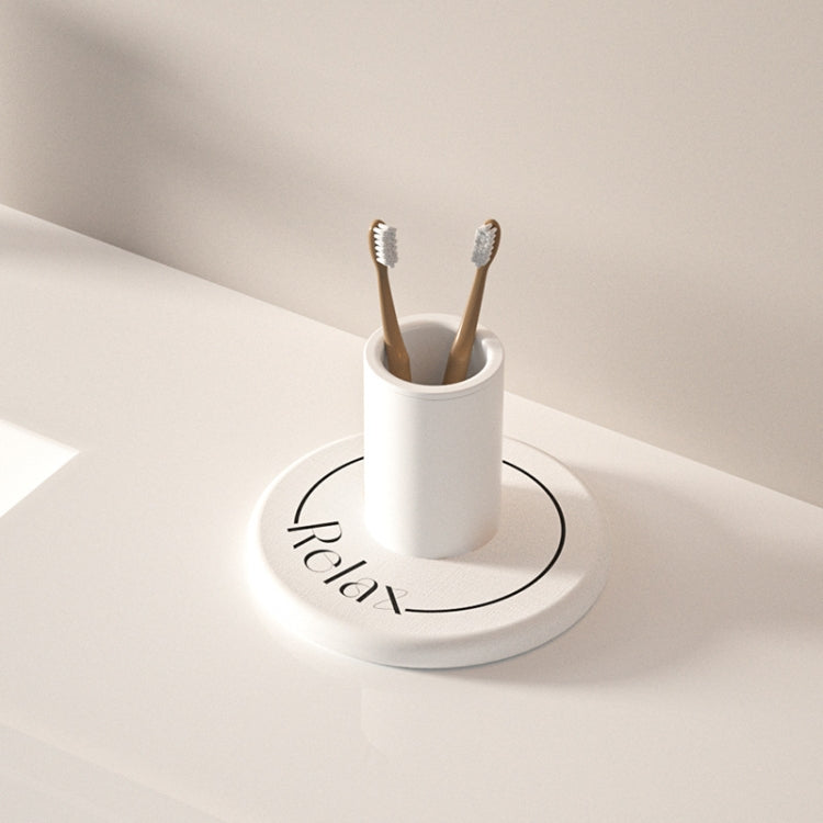 Diatomite Countertop Drying Mat Water Absorbent Coaster Bathroom Vanity Soap Tray Sink Drainage Mat