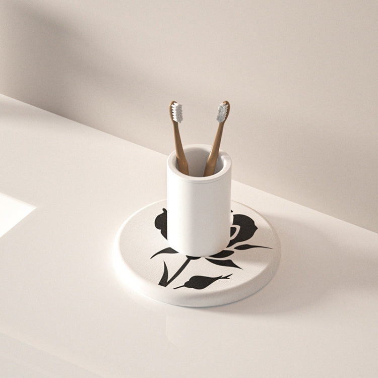 Diatomite Countertop Drying Mat Water Absorbent Coaster Bathroom Vanity Soap Tray Sink Drainage Mat