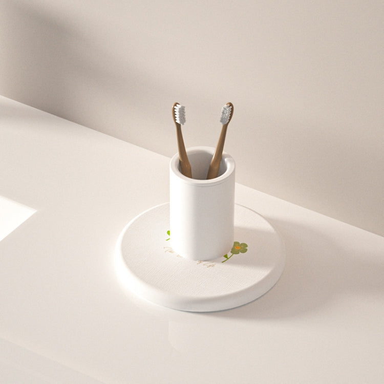 Diatomite Countertop Drying Mat Water Absorbent Coaster Bathroom Vanity Soap Tray Sink Drainage Mat