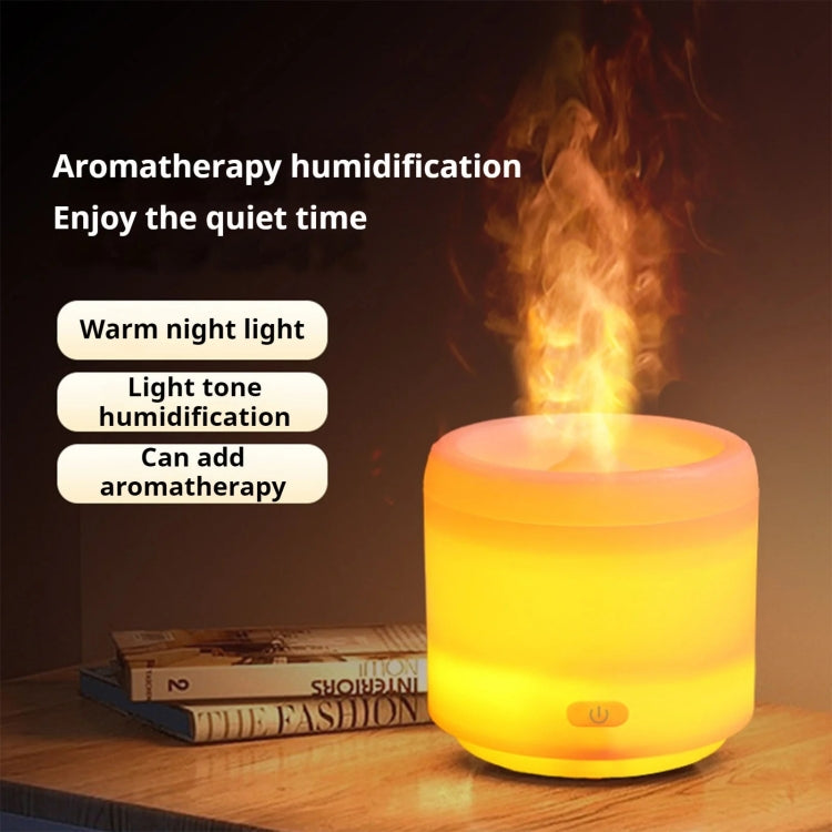 300ml Colorful Flame Aromatherapy Machine USB Power Household Silent Humidifier Aroma Diffuser