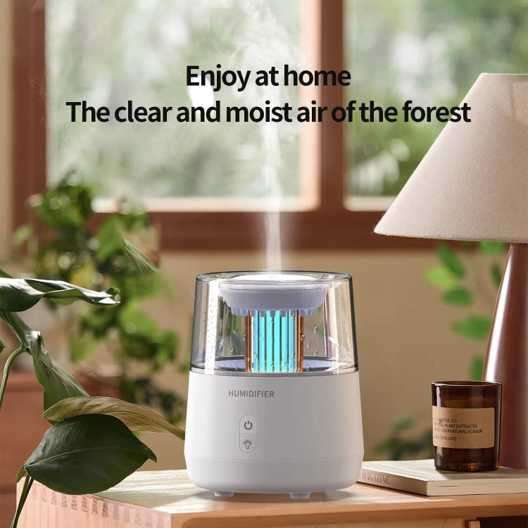 Raindrop Candlelight Aromatherapy Diffuser Air Humidifier with Colorful Lights