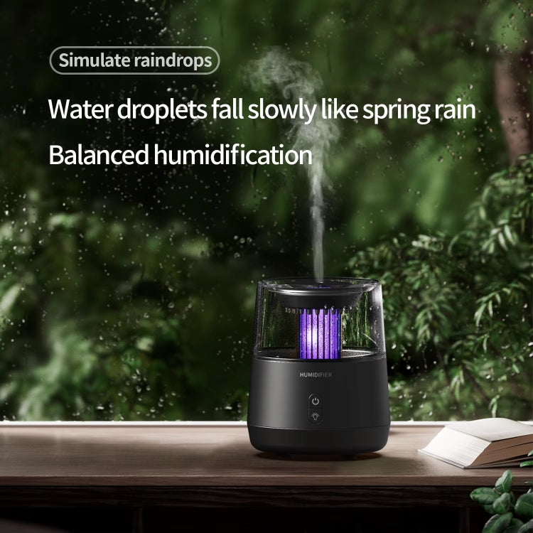 Raindrop Candlelight Aromatherapy Diffuser Air Humidifier with Colorful Lights