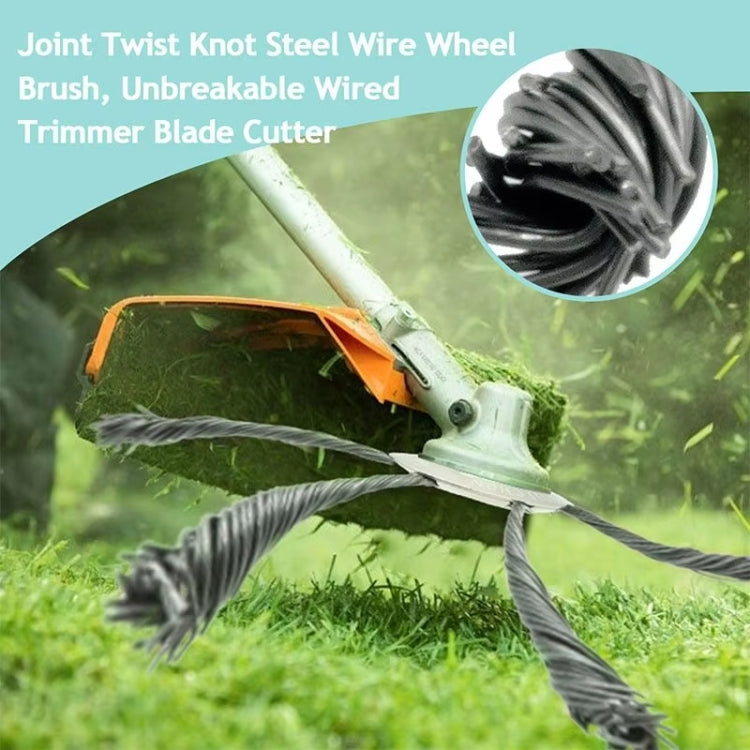 Steel Wire Weeding Wheel Twisted Wire Weeding Disc Mower Blade Accessories
