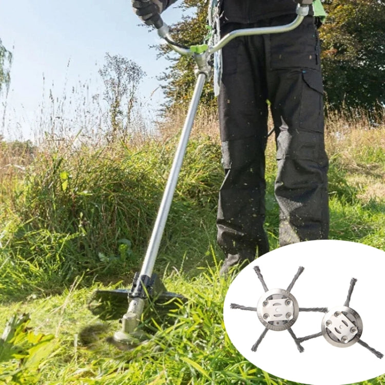 Steel Wire Weeding Wheel Twisted Wire Weeding Disc Mower Blade Accessories