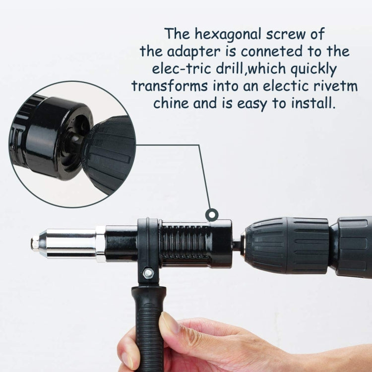 Electric Rivet Nut Machine Core Pulling Accessories Riveting Tools Cordless Rivet Drill Adapter