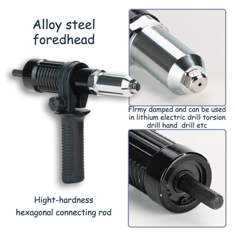 Electric Rivet Nut Machine Core Pulling Accessories Riveting Tools Cordless Rivet Drill Adapter