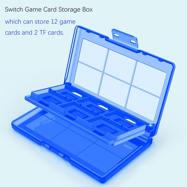 For Nintendo Switch / Switch Oled 12-in-1 Game Card Box Protective Case